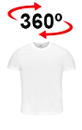 vista 360<sup>0</sup> Camiseta BIKE